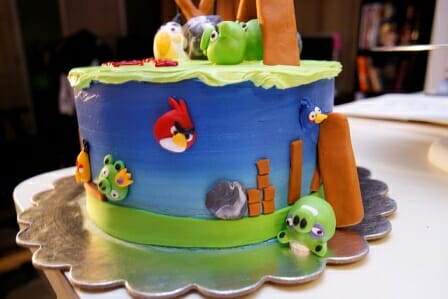 Angry Birds Birthday Cake on 25 Bolos Awesome Inspirados No Game Angry Birds    Rock N  Tech