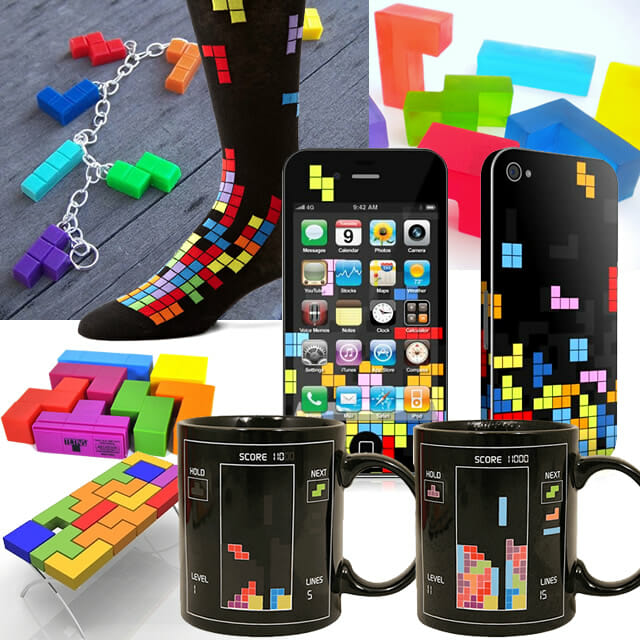 geek produtos inspirados no game tetris