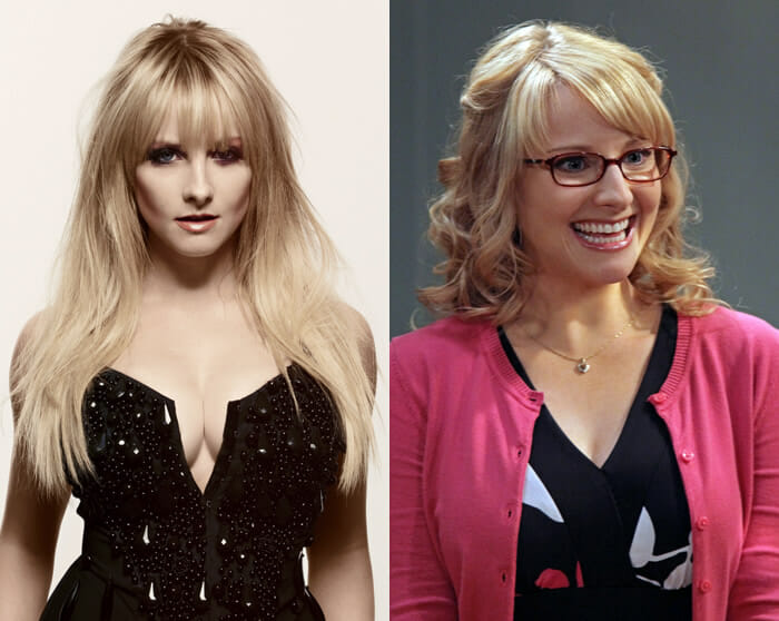 Melissa Rauch como Bernadette em "The Big Bang Theory"