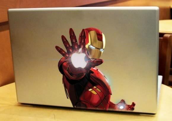 Adesivo para MacBook Iron Man colorido