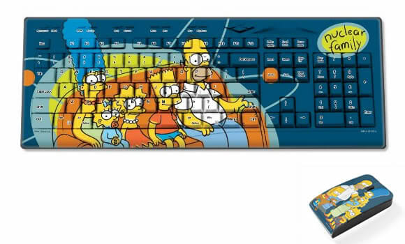 Mouses e Teclados dos Simpsons!