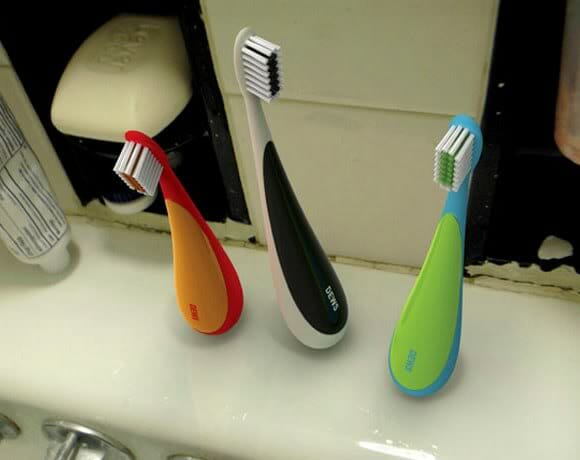 Escovas de dente que param em pé