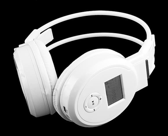 Headphone com MP3 Player integrado.