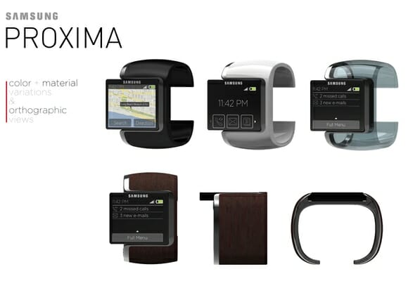 Samsung Proxima - Um smartphone de pulso futurista.