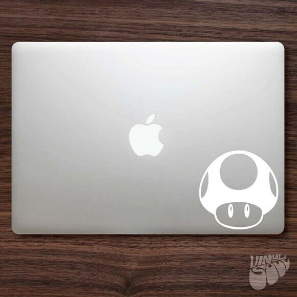 Adesivo para iPad e MacBook Mario Bros Mushroom