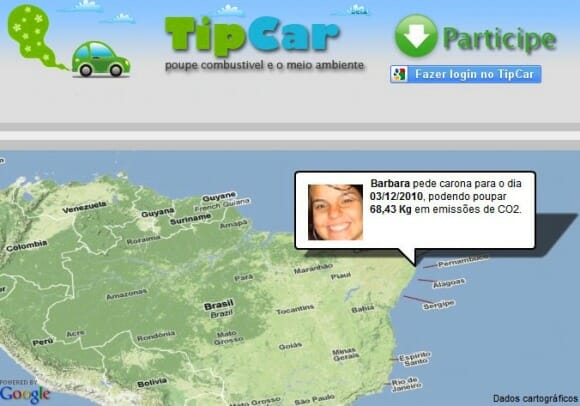 TipCar - Rede social brasileira pra pedir e oferecer caronas.