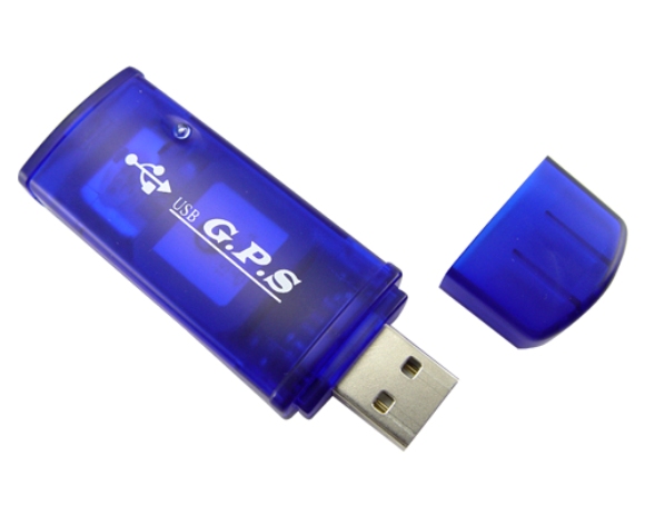 USB GPS Receiver transforma seu Laptop em um GPS para os momentos de emergência.