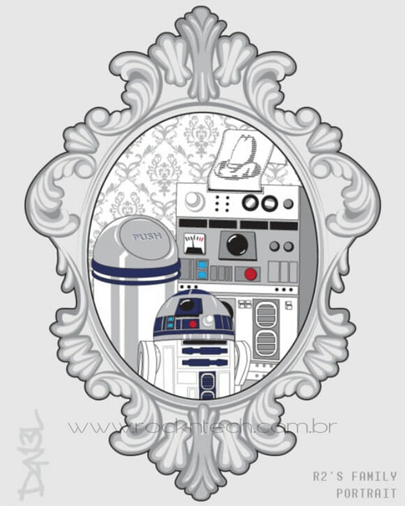 Camiseta “Retrato da Família R2″.