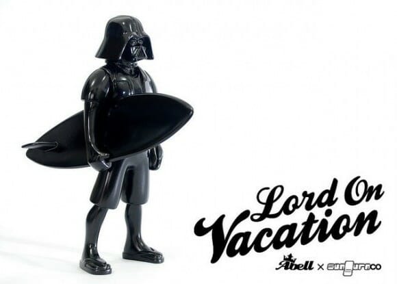 Figure do Darth Vader de Férias.