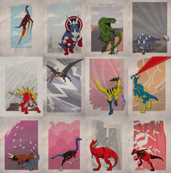 FOTOFUN - X-Sauros, os super-heróis jurássicos da Marvel!