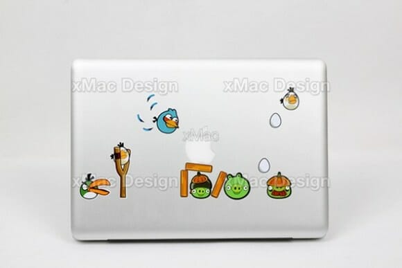Adesivo do Angry Birds para MacBook