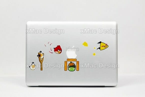 Adesivo do Angry Birds para MacBook