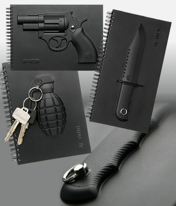 Armed Notebooks – Blocos de anotações para fãs e colecionadores de armas.