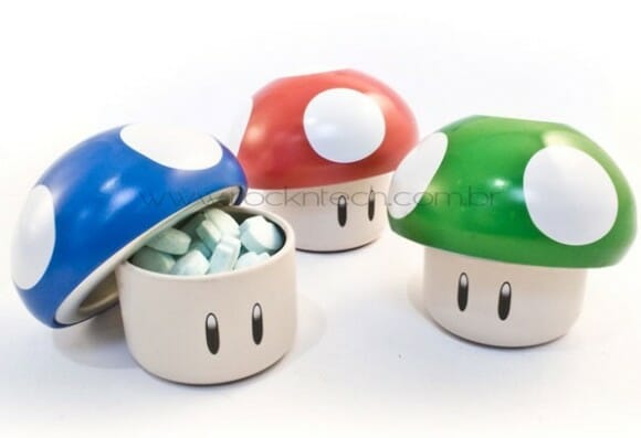 Balas dos Cogumelos do Super Mario.