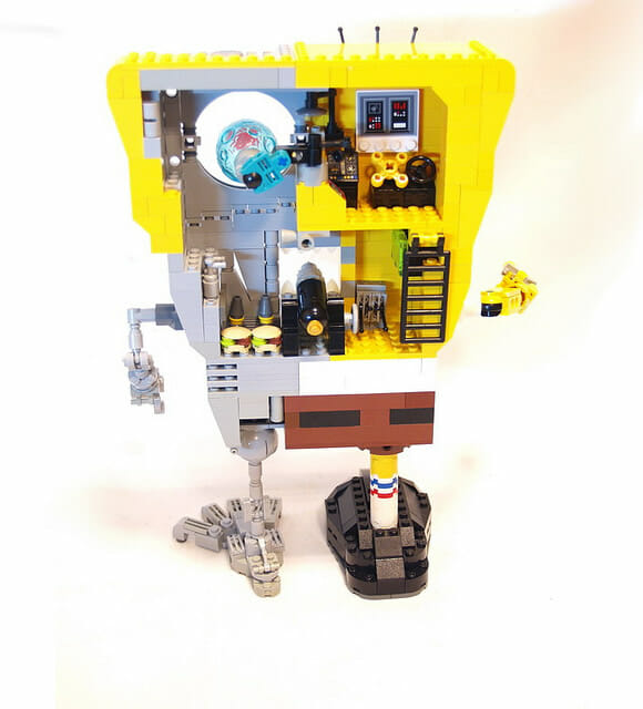 Bob Esponja + Exterminador do Futuro + LEGO = SpongeBob Terminator!