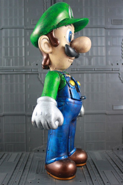 Fã da série Super Mario cria Action Figure em forma de robô do Luigi
