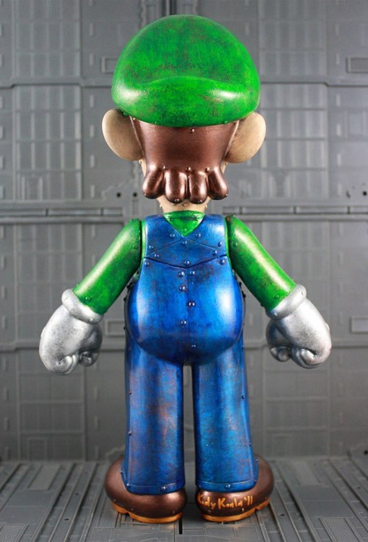 Fã da série Super Mario cria Action Figure em forma de robô do Luigi