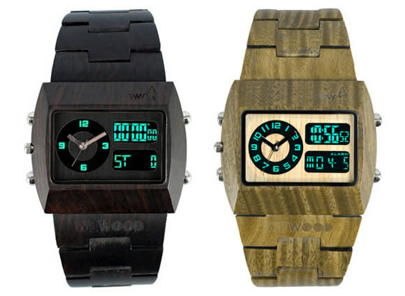 WeWood - Relógios cheios de estilo feitos com madeiras reaproveitadas.