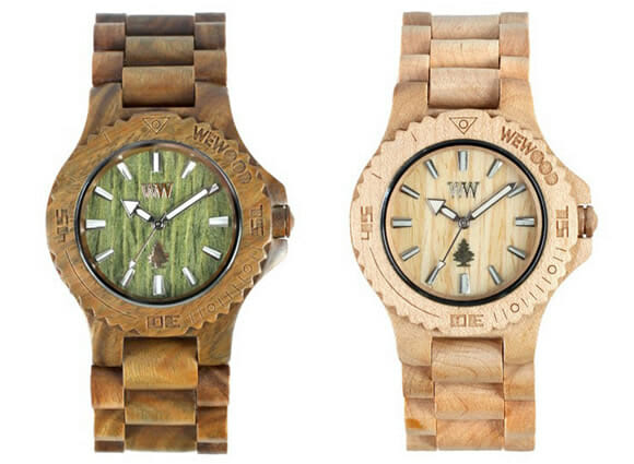 WeWood - Relógios cheios de estilo feitos com madeiras reaproveitadas.
