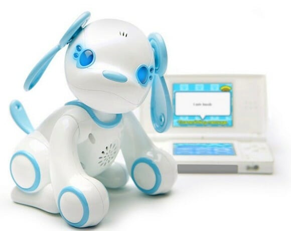 SEGA Wappy Dog - Um simpático robô criado para interagir com o Nintendo DS.