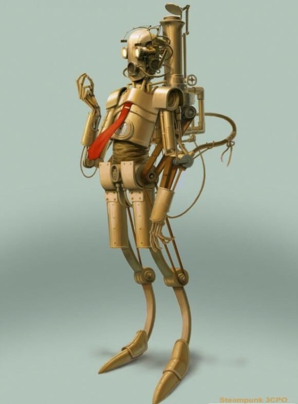 Personagens de Star Wars estilo Steampunk