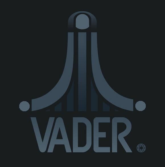 Logomarcas famosas diretamente do Universo Star Wars.
