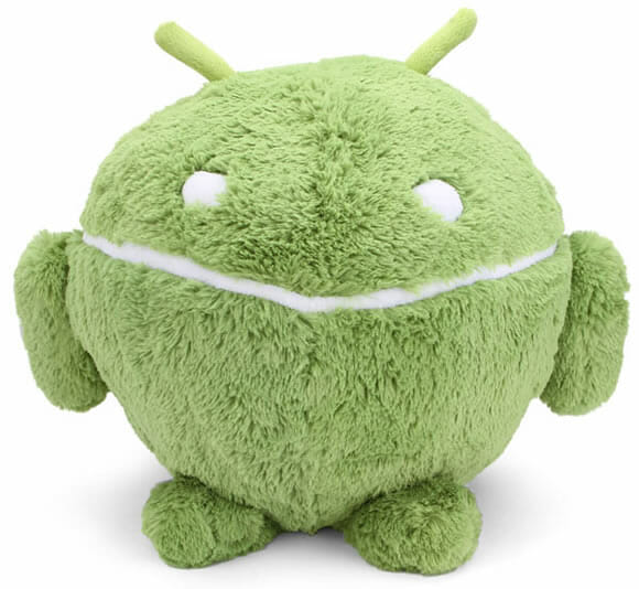 Um 'mascotão' do Android de pelúcia!
