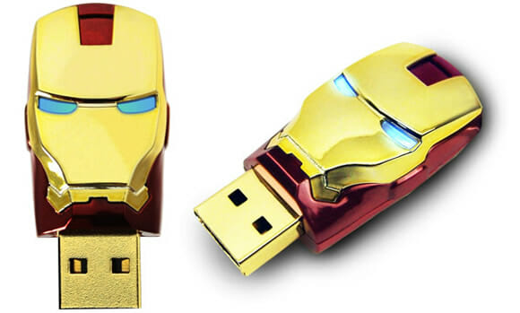 Pen drive do Iron Man 2.