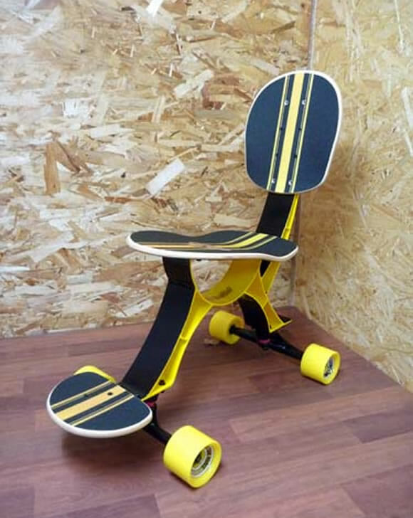 Isukebo - A cadeira skate. (com vídeo)