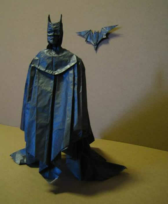 Origami do Batman. Perfeito!
