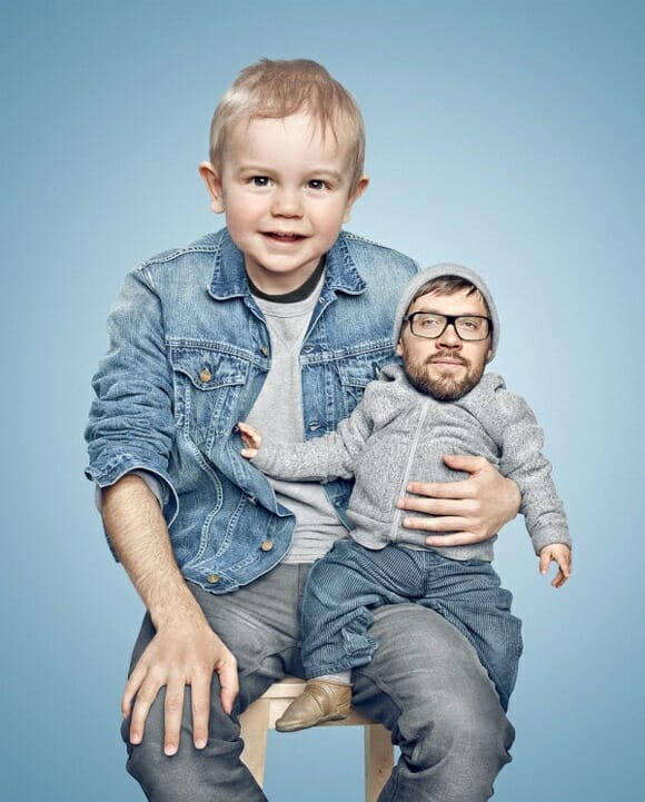Pais + Bebês + Photoshop = Imagens curiosas porém bizarras!