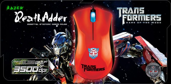 Razer lança Mouses, Mousepads e Cases para notebooks baseados no filme Transformers 3.
