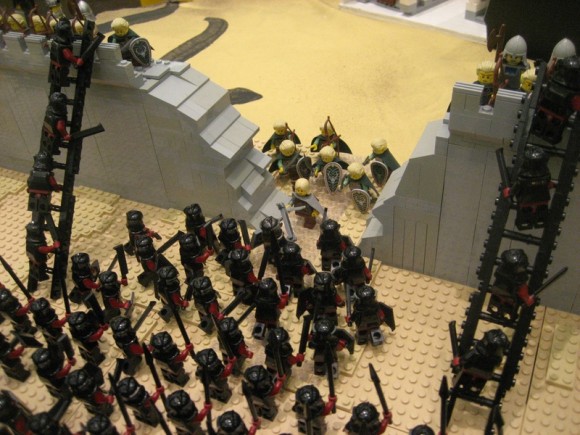 Os Fantásticos cenários do filme Senhor dos Anéis reproduzidos em LEGO.