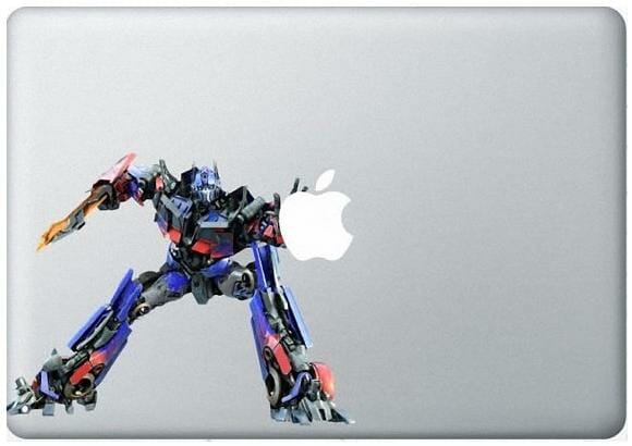 Turbine seu Macbook com adesivos dos Transformers!