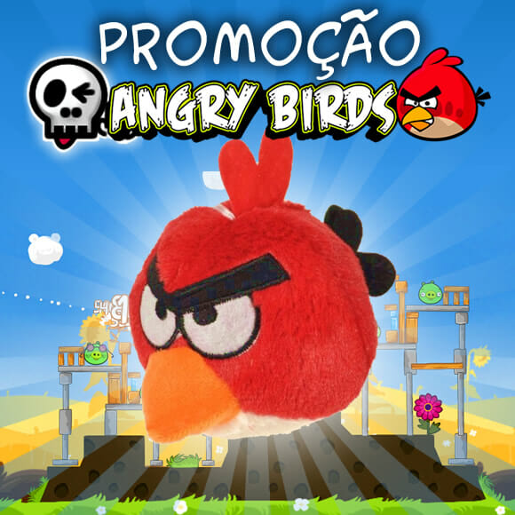 Promoção Angry Birds. Concorra a 1 Angry Birds de pelúcia!