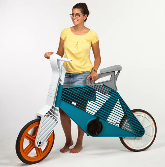 Frii Bike - Uma bike leve e resistente porém feita inteiramente de plástico.