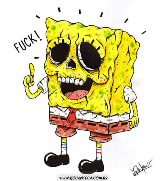 FOTOFUN - Sponge "Dead" Bob.