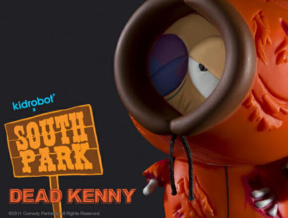 Mini figure do Kenny de South Park morto.