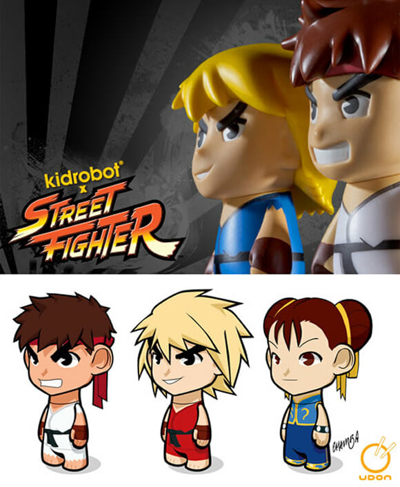 Com vocês: Os bonecos de vinil de Street Fighter 2 colecionáveis!