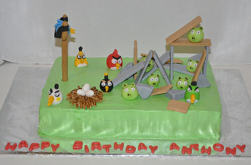 25 bolos AWESOME inspirados no game Angry Birds!