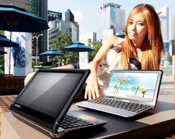 Samsung lança notebook que pode ser recarregado via energia solar.