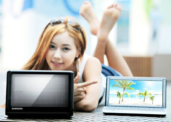 Samsung lança notebook que pode ser recarregado via energia solar.