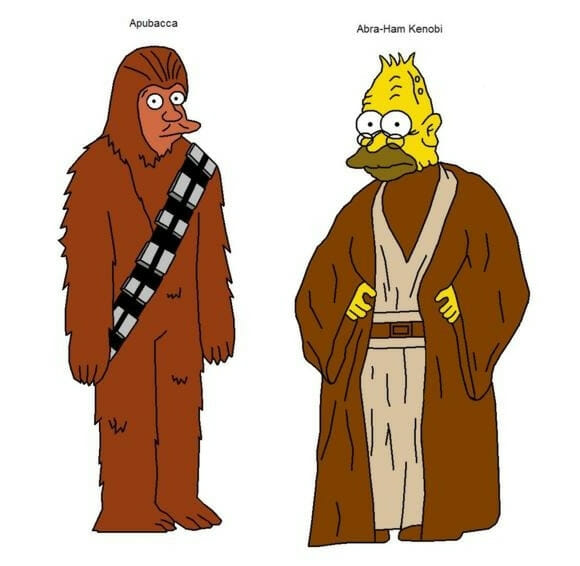 Simpsons Star Wars.