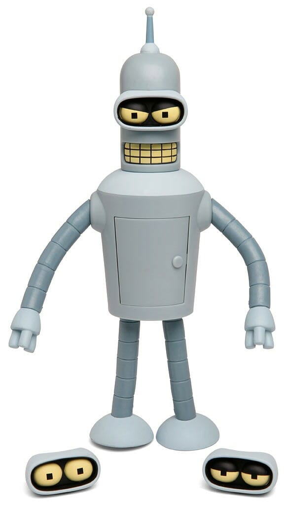 Action Figure falante do Bender da série Futurama. #TODOSQUER! (com vídeo)