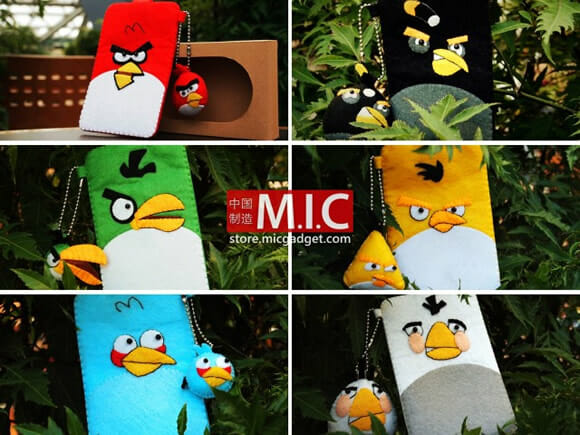 Capas para vestir seu smartphone de Angry Birds!