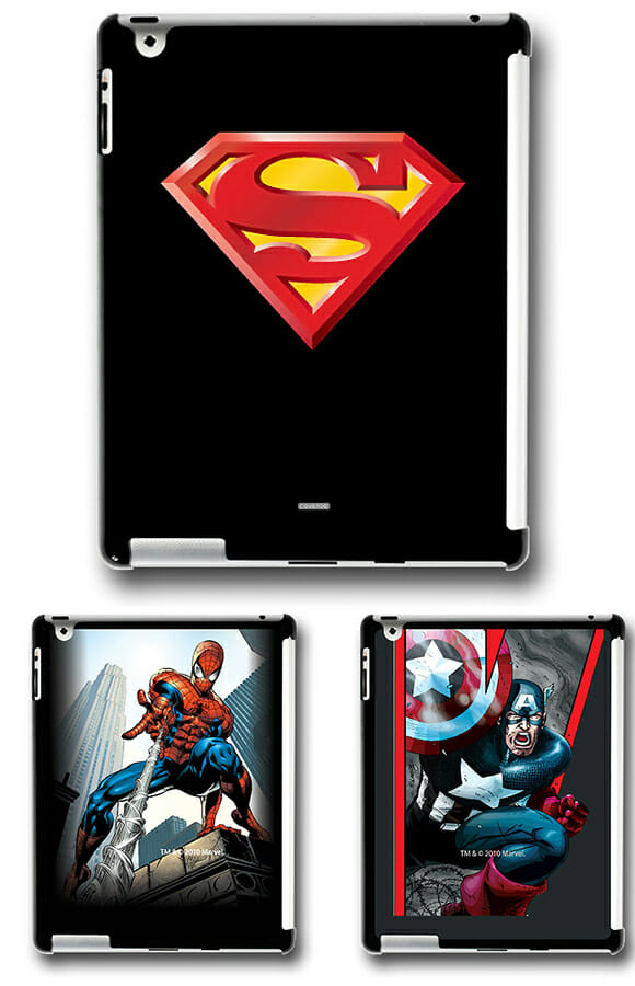 Fã de superpoderes? Então você vai adorar os novos cases para iPad 2 de super-heróis!