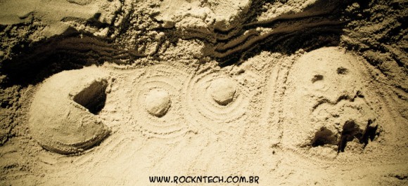FOTOFUN - Pac-Man na Areia.