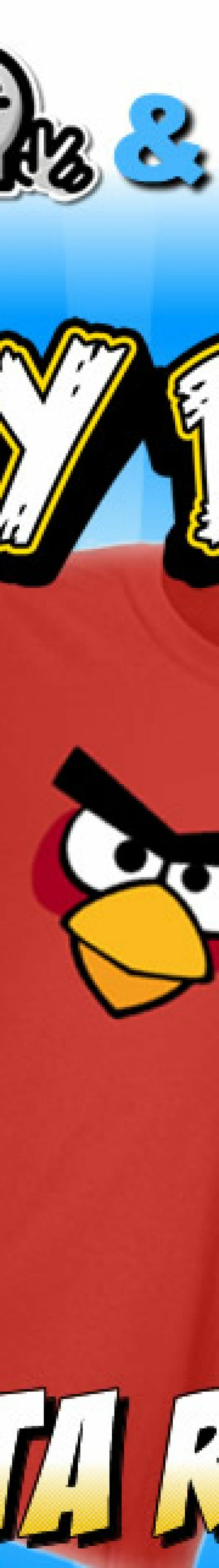 Promoção Angry Birds Parte 4 - Concorra a uma Camiseta do Red Bird!