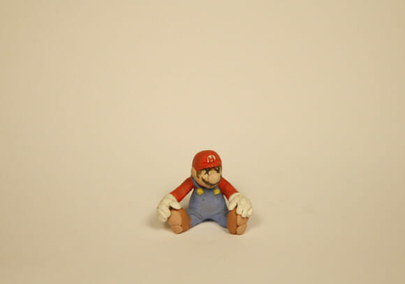 Super Mario de argila!