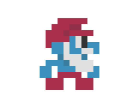 Fantástica coleção pixelizada de personagens famosos inspirada no Super Mario Bros